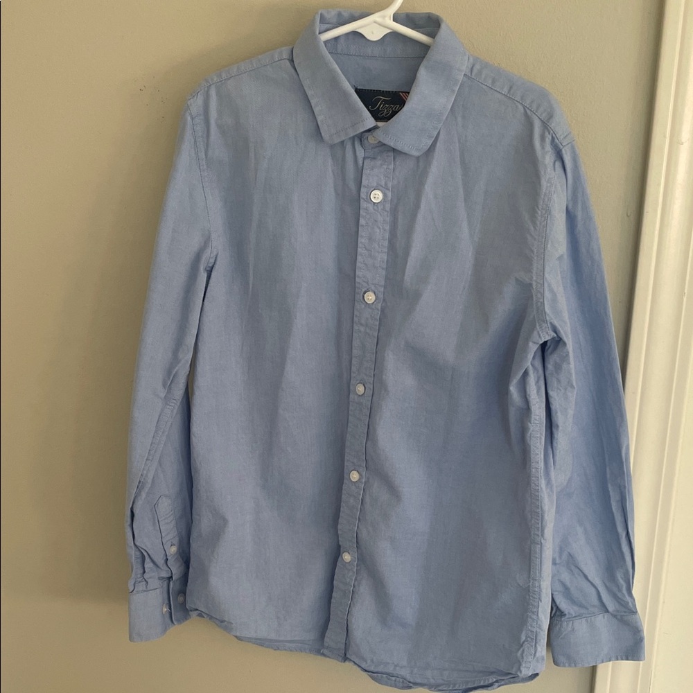 Classic Kids Blue Button-Down Shirt